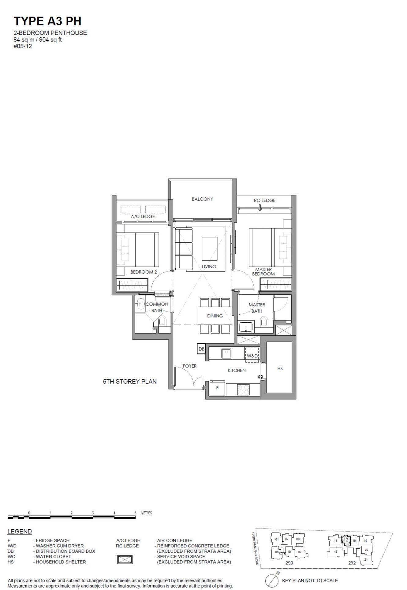 The Hillshore floorplan